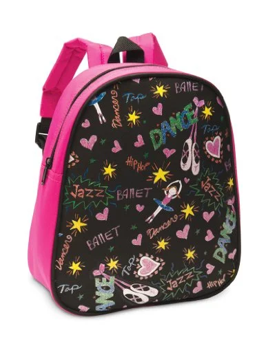 Dansbagz By Danshuz Dancers Doodle Backpack O/S Black