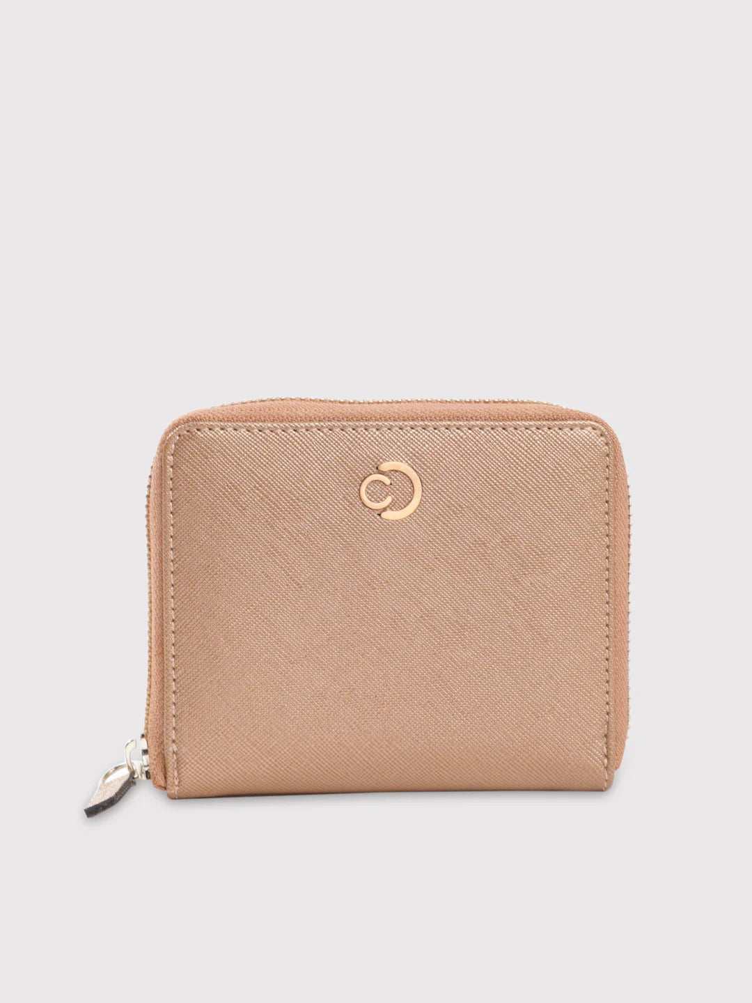 Caprese Mia Wallet Small Zip Around Copper