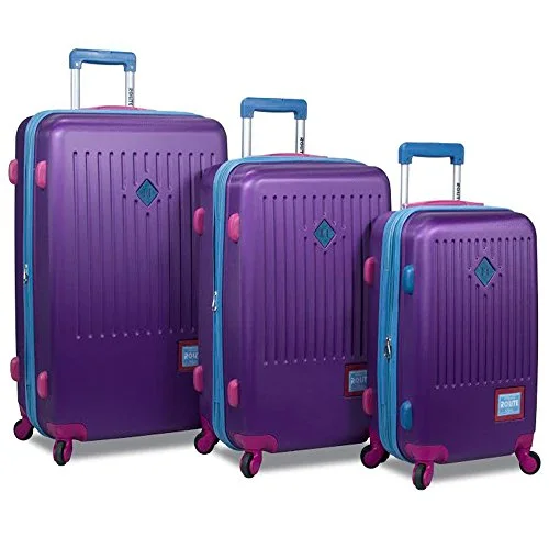 Rolite Mod Hardside 3-Piece Spinner Expandable Luggage Set - Purple